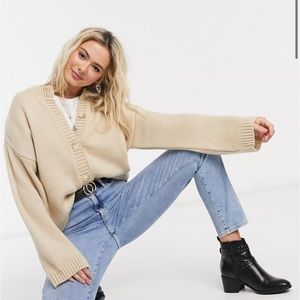 ASOS Design Crew Neck Cardigan